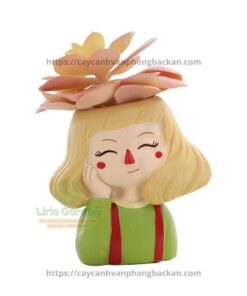 Chậu Cây Hình Cô Gái