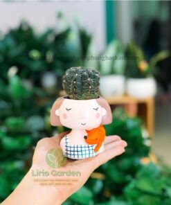 Chậu Cây Hình Cô Gái