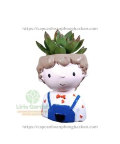 Chậu Cây Hình Con Trai