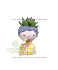 Chậu Cây Hình Con Trai