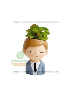 Chậu Cây Hình Con Trai