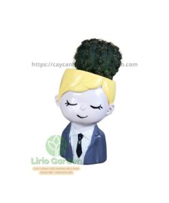 Chậu Cây Hình Con Trai