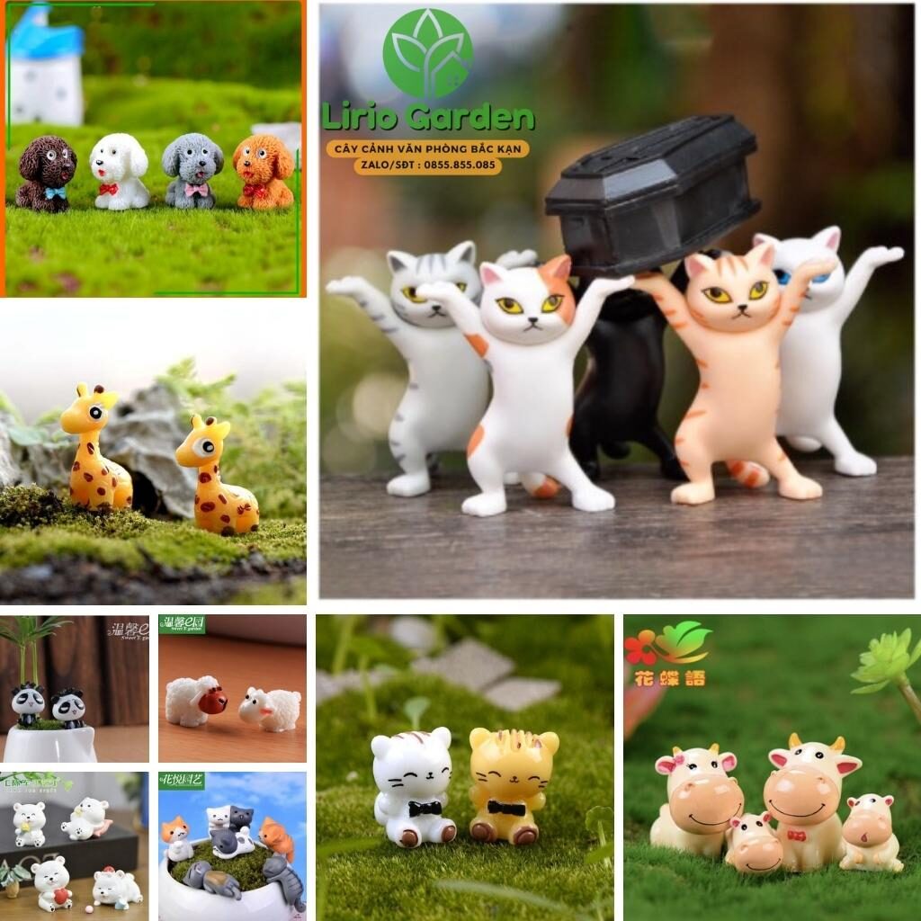 Phụ Kiện Tiểu Cảnh Hình Các Con Vật